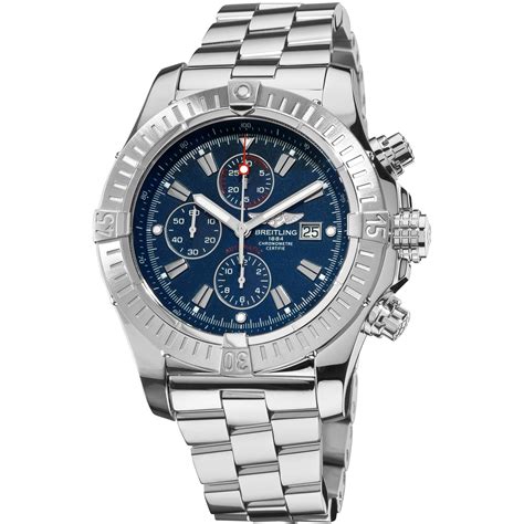 breitling super avenger blue face|Breitling super avenger price.